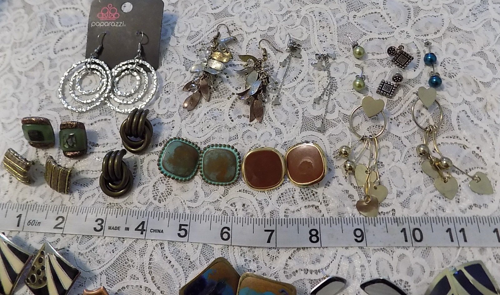HUGE LOT OF VINTAGE TO CONTEMPORARY PIERCED EARRINGS GREAT VARIETY!