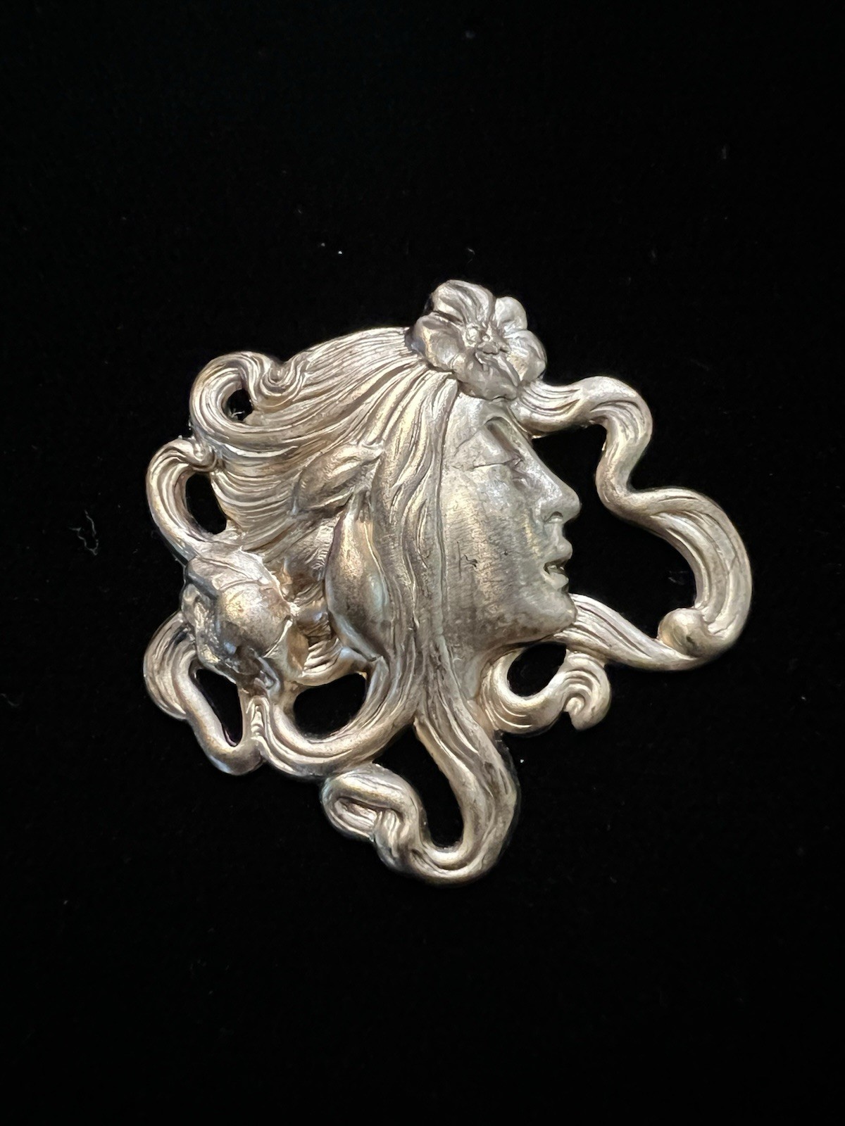 Vintage Brass Stamping Art Nouveau Design from famous manufacturer Providence RI
