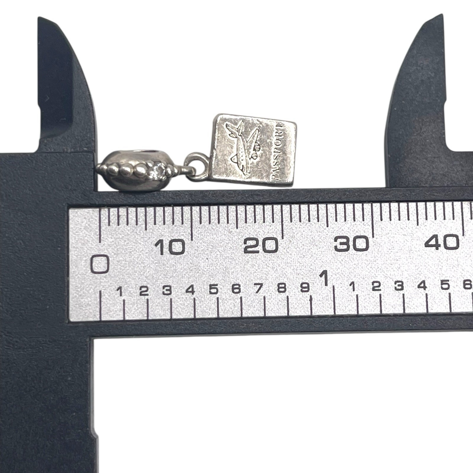 Pandora Sterling Adventure Awaits Airplane Passport Dangle Travel Charm 791147CZ