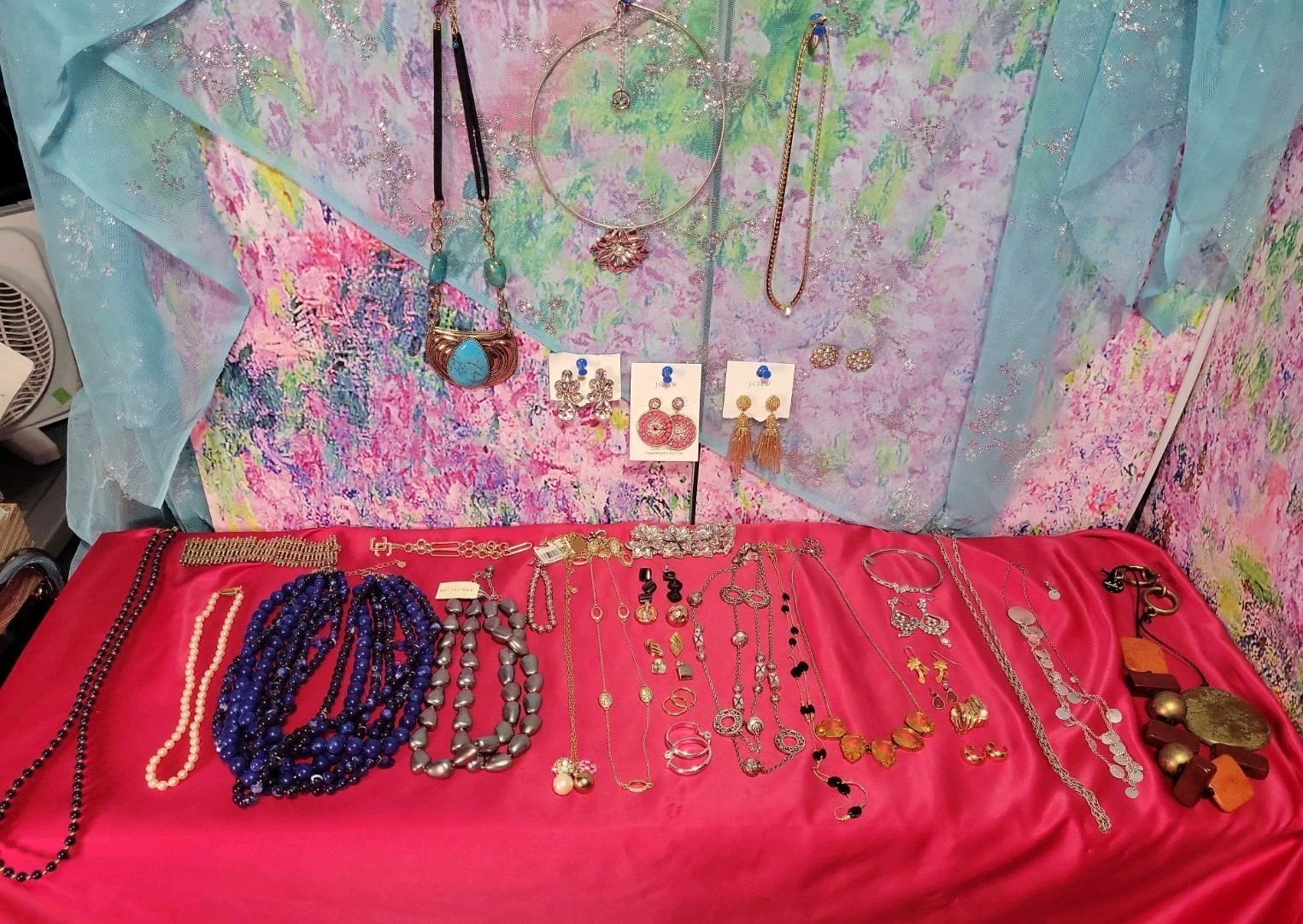 Jewelry Lot, Signed Pieces Trifari, Monet,j. Crew.