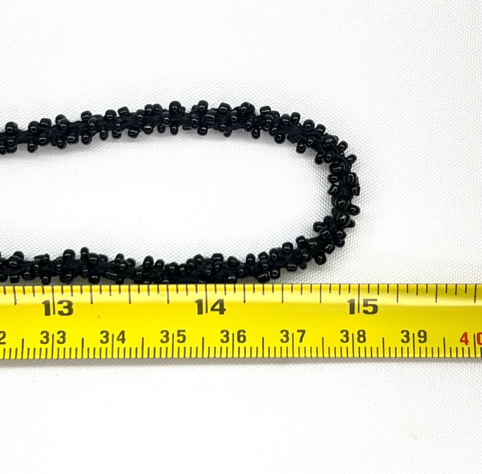 Statement Necklace Black Faceted Lucite and Clear Rhinestone Sunflower Gold-Tone
