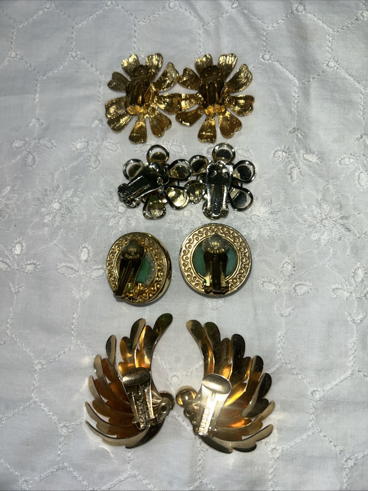 Vintage Costume Earrings- Park Lane Coro Kenneth Lane Kramer -4 Sets