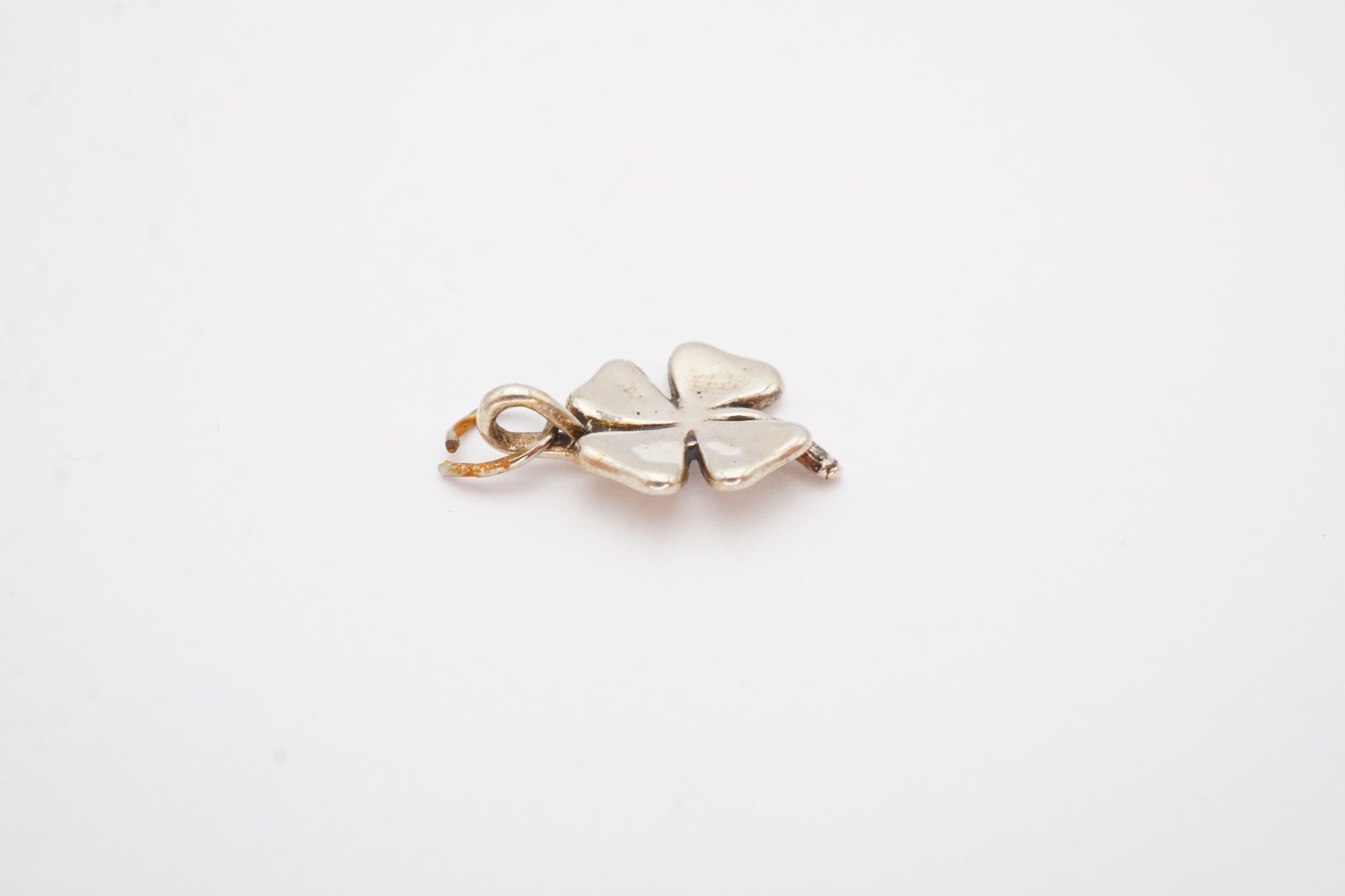 Vintage Sterling Silver 925 Four Leaf Clover Charm
