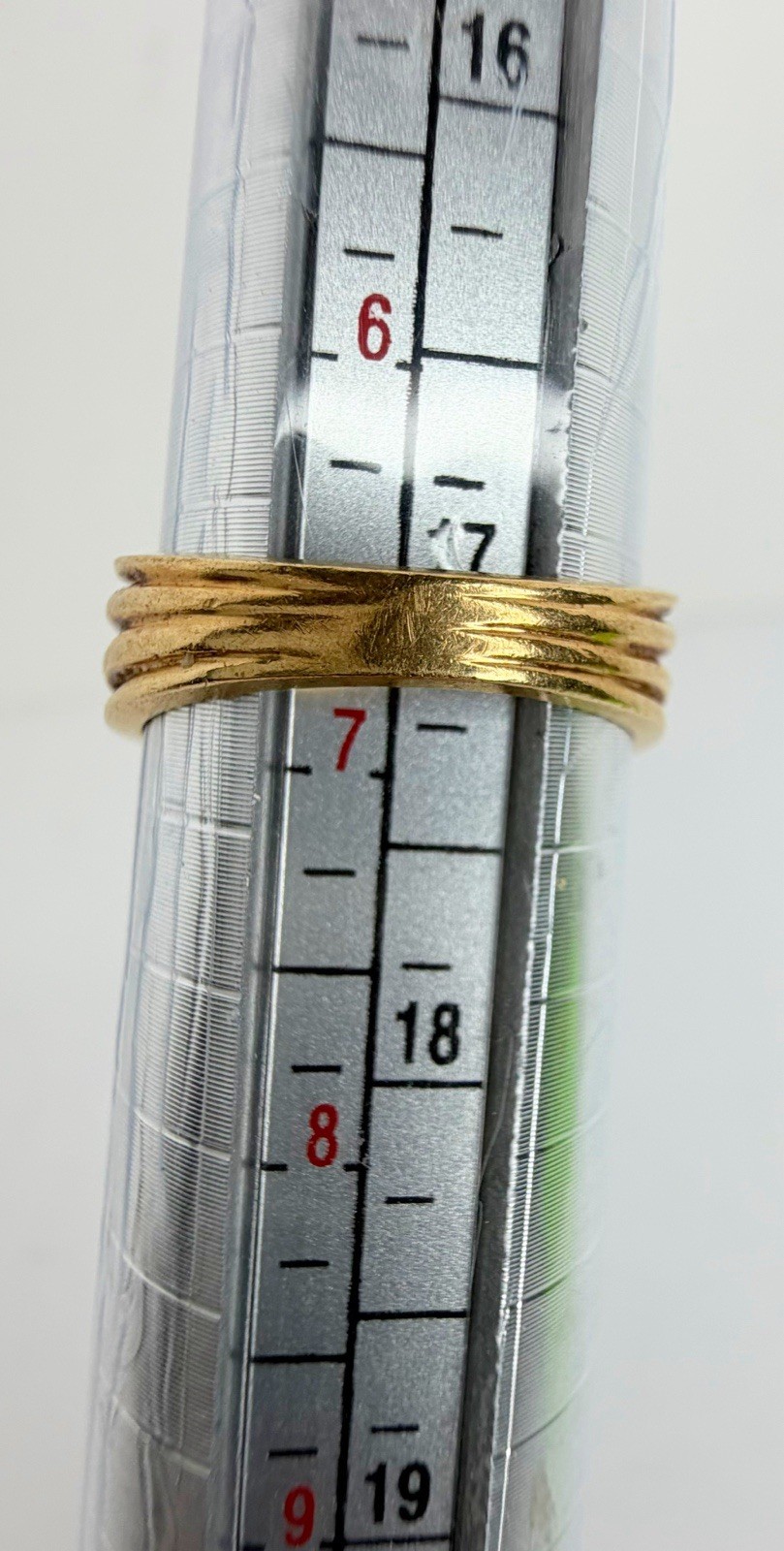 Glam Mid-Century Citrine Cocktail Ring 14k Womens Size 7