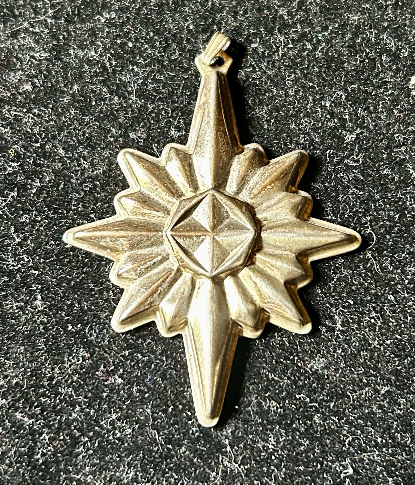 REED & BARTON 925 Sterling Silver Vintage 1978 Christmas Star Ornament