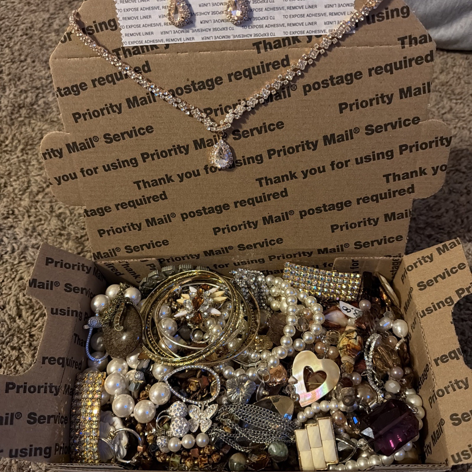 Vintage to Now Jewelry Lot, All Wearable Untested. No Junk. Box D3