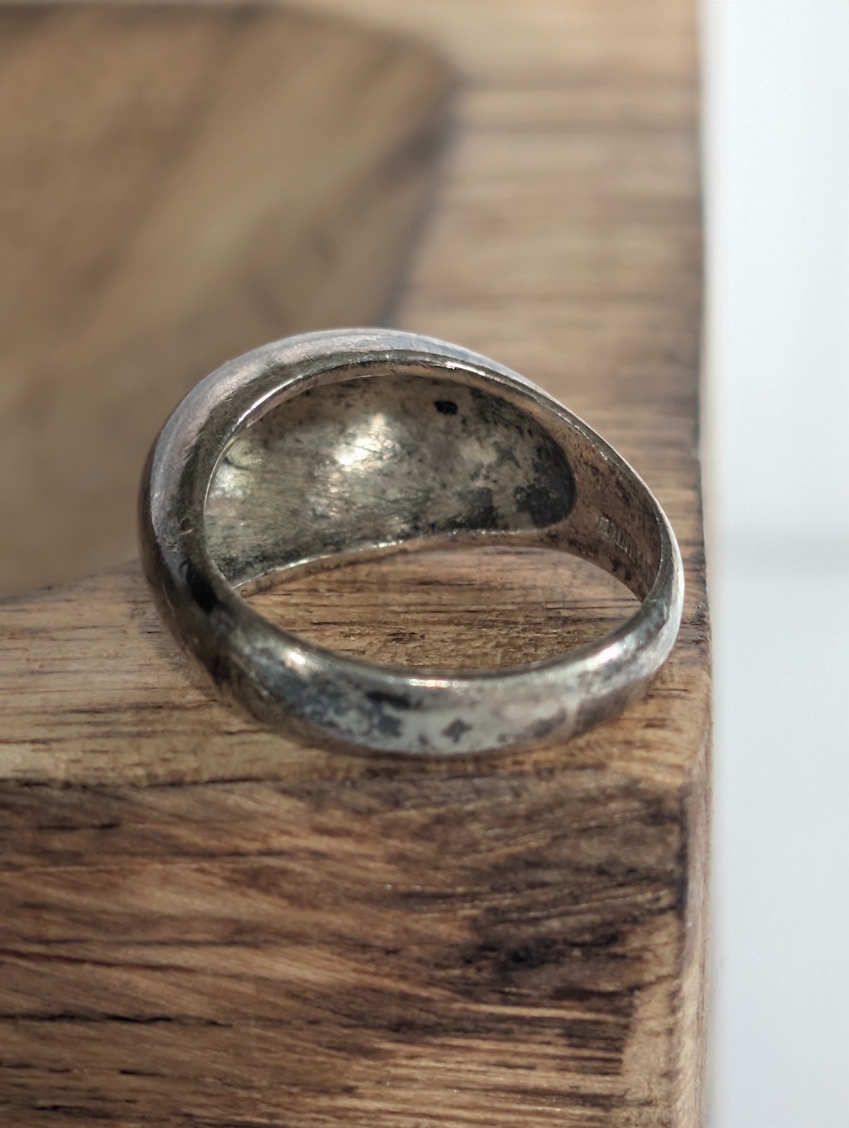 Vintage Sterling Silver Dome Bubble Ring Size 7