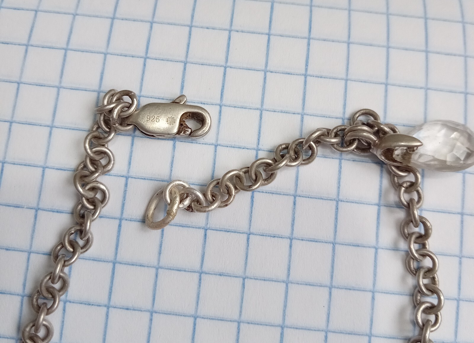 Vintage Bracelet with stones Sterling Silver 925 test Beautiful Women’s Jewelry