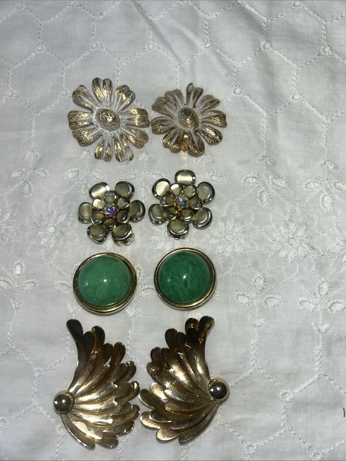 Vintage Costume Earrings- Park Lane Coro Kenneth Lane Kramer -4 Sets