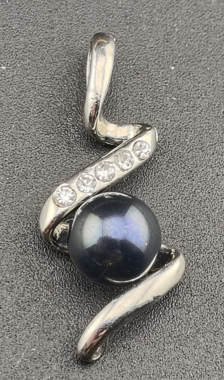 Sterling Silver 925 Pendant Lot 7pc 18g Multi Stone CZ Pearl Peacock Heart