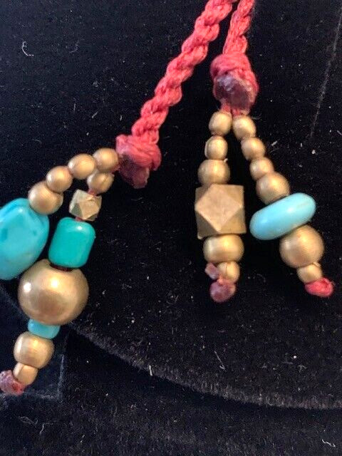 Statement Necklace Handmade Paulina Barcelona OOAK Boho Ethnic Adjustable Spain