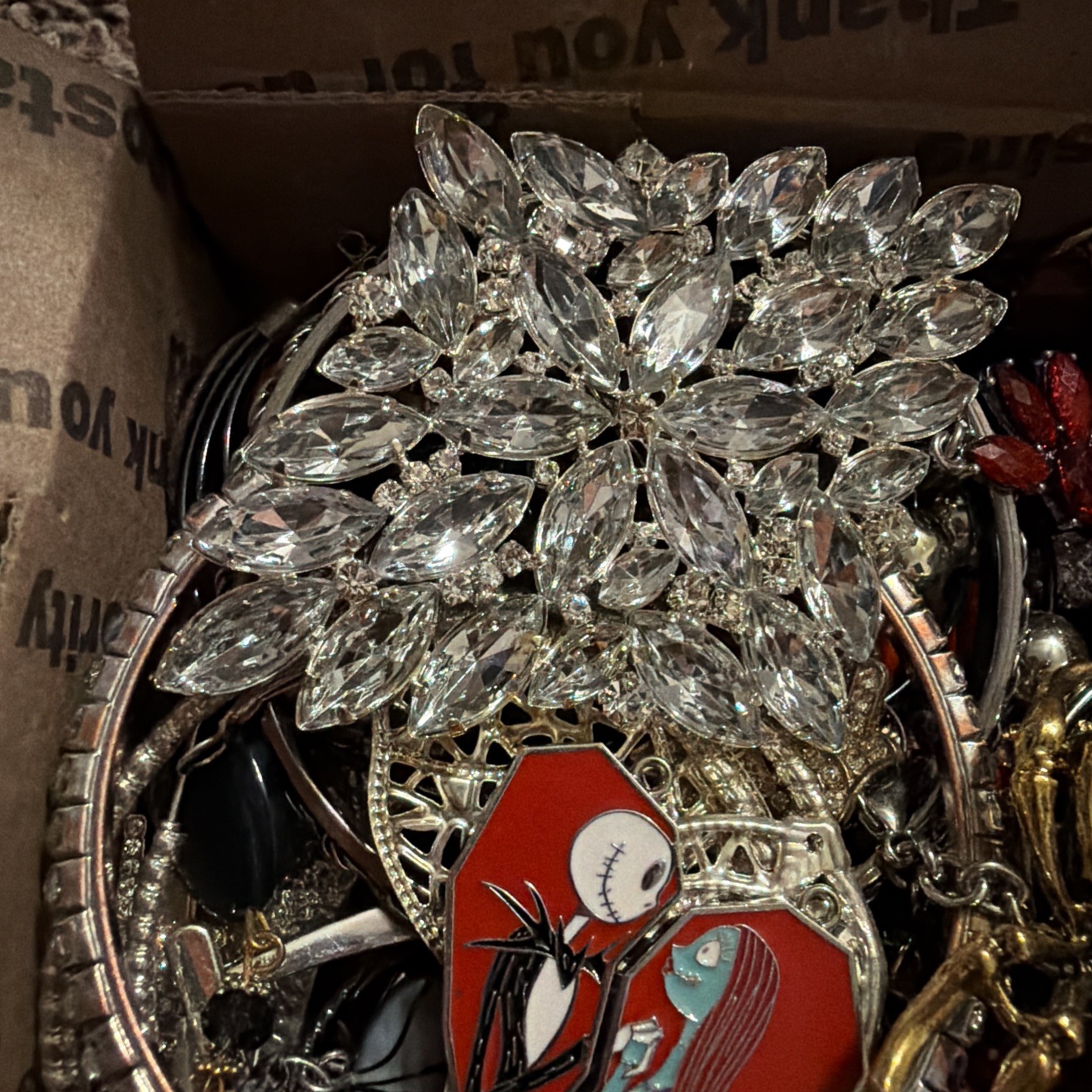 Vintage to Now Jewelry Lot, All Wearable Untested. No Broken. Box A10