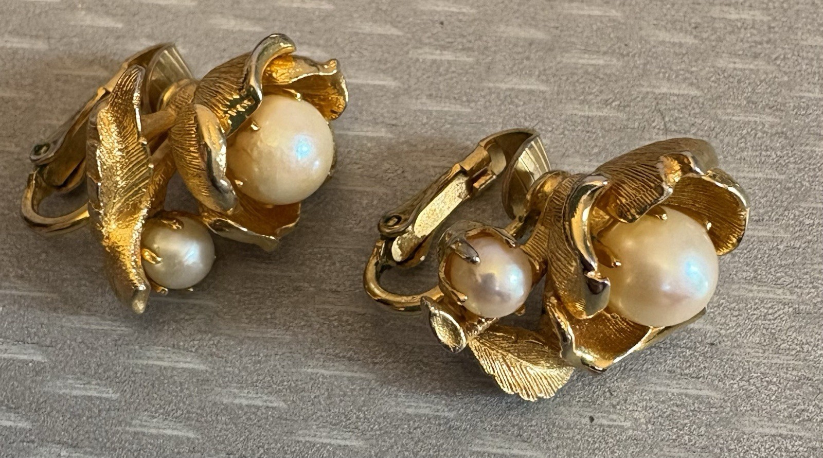 Vintage Designer Clip Earring LOT 5 Pair Signed Kramer Lisner Coro Golan ODLR