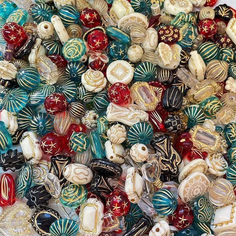 Vintage Now Bulk Jewelry bead Lot 130Pc ALL Brand New Untested 200+Mix and Match