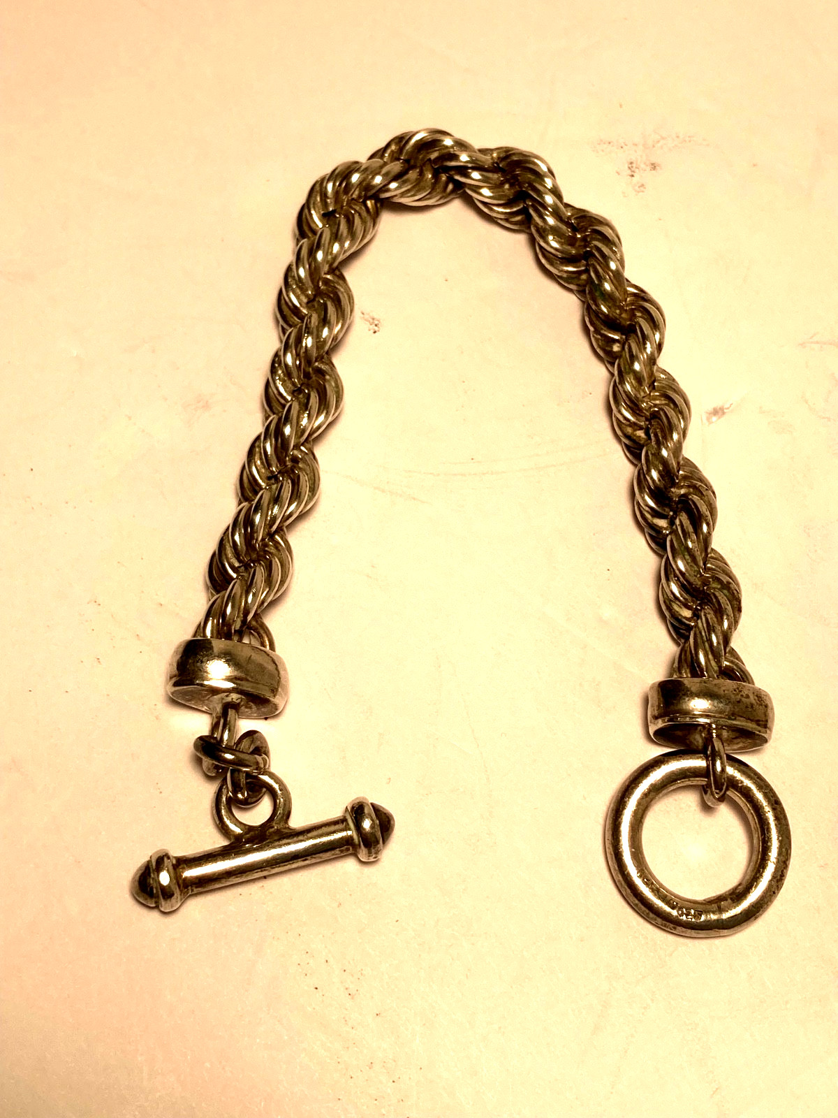 Vintage Solid Sterling Silver Bracelet made in Mexico in Excellent Condition