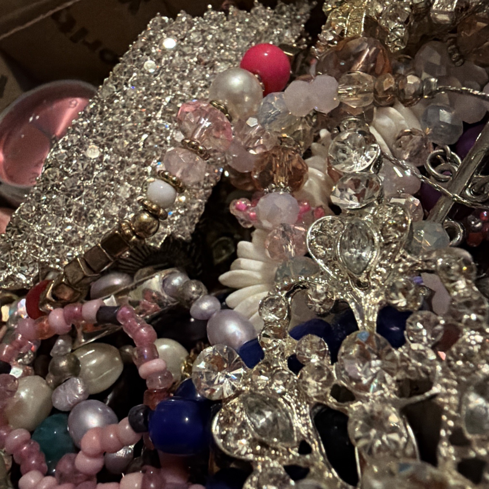 Vintage to Now Jewelry Lot, All Wearable Untested. No Broken. Box A8