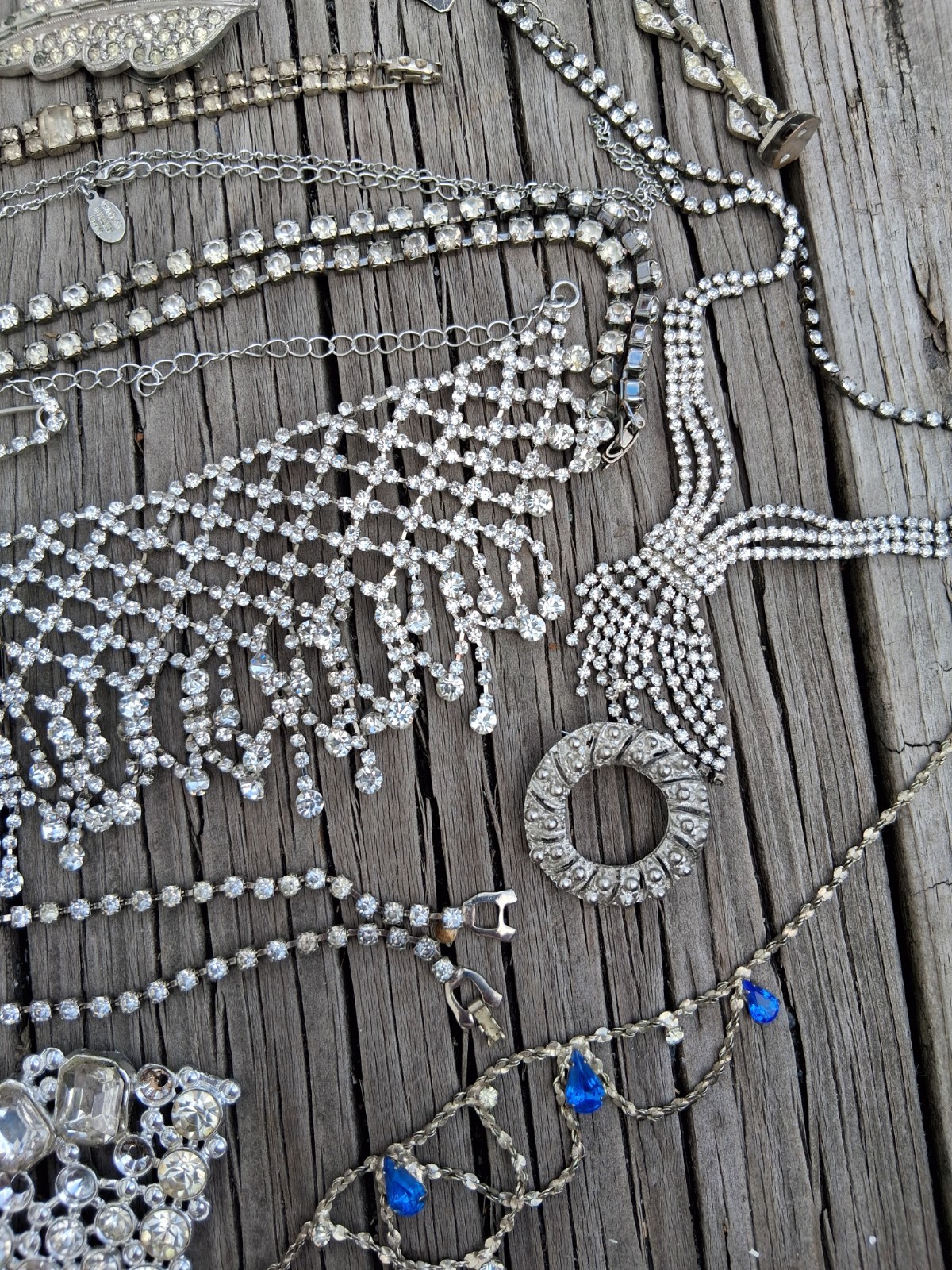 Old Broken Jewelry Lot Necklace Bracelet Repair Reuse Craft Junk Jewelry 25p