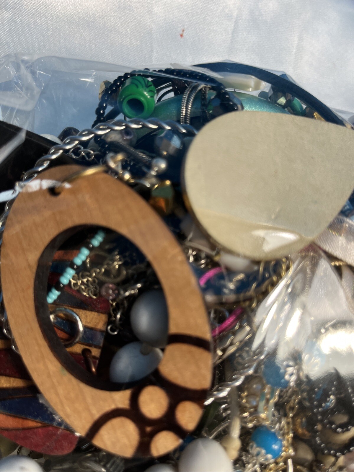 Huge 3lb Lot of Unsorted Jewelry, #17