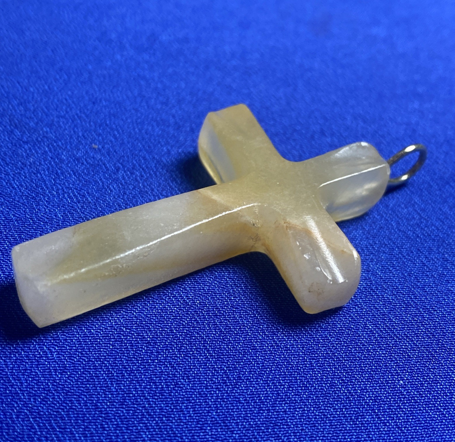 VINTAGE Cross Pendant –Shell/Mother-of-Pearl– 1.75”– Buyer to Confirm Material