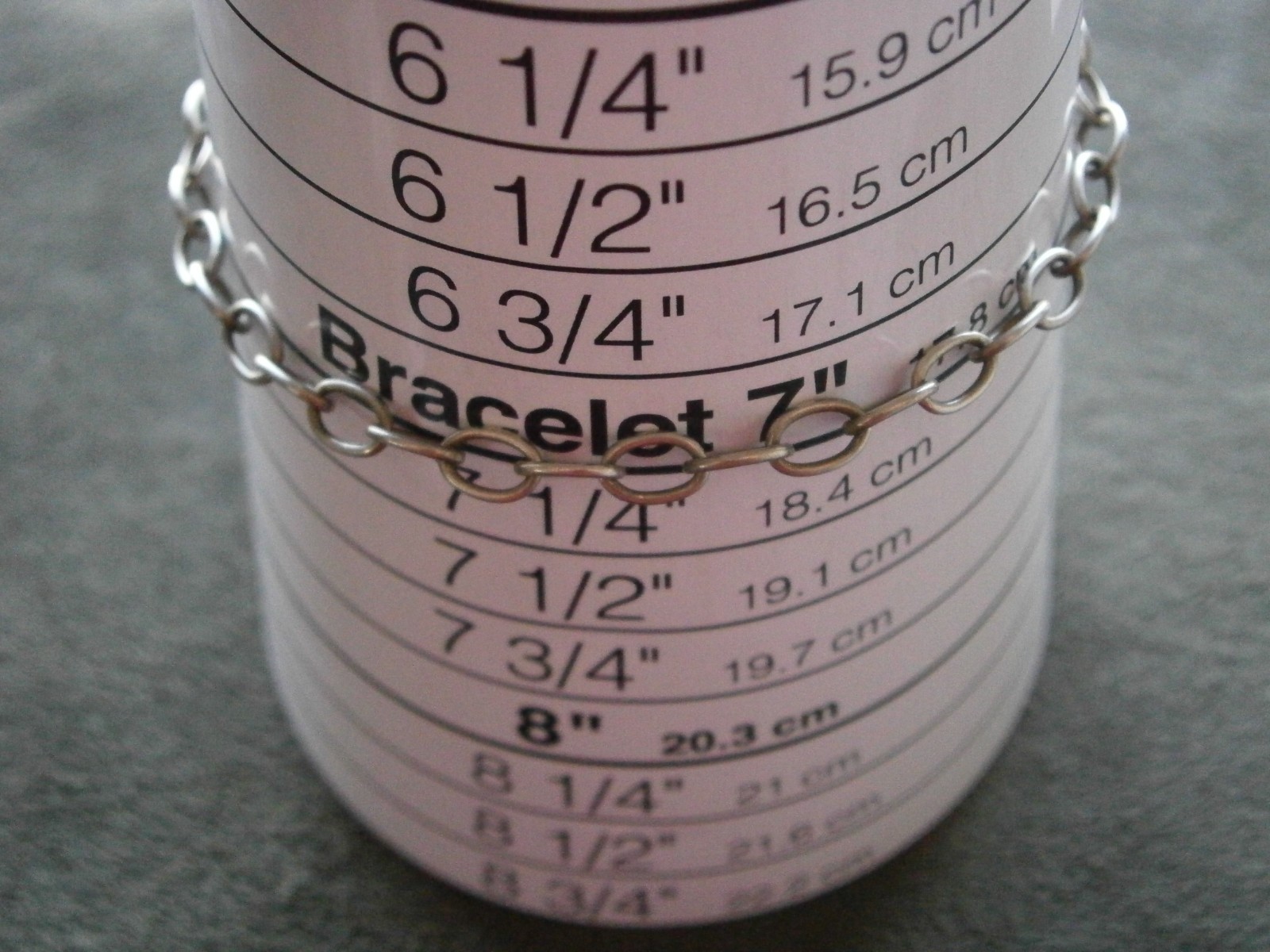 Dainty Open Oval Link Vintage 835 Silver Bracelet 7.25″ ~ 3.1g