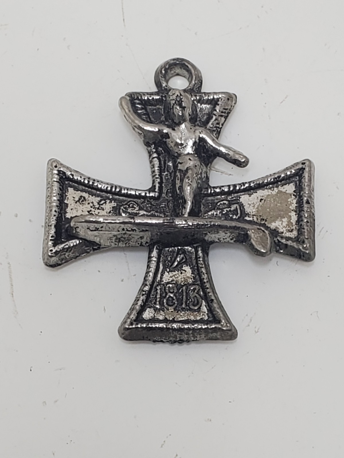 1960’s SURFER LONGBOARD IRON MALTESE CROSS AWARD MEDAL ED ROTH 1813 1914
