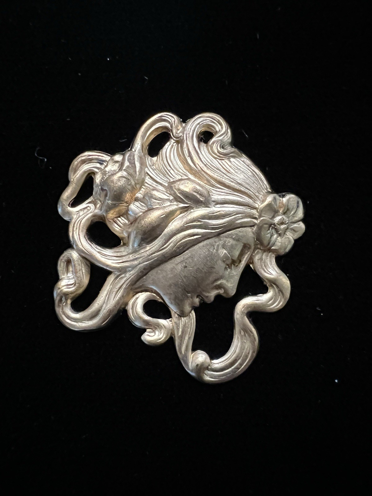 Vintage Brass Stamping Art Nouveau Design from famous manufacturer Providence RI