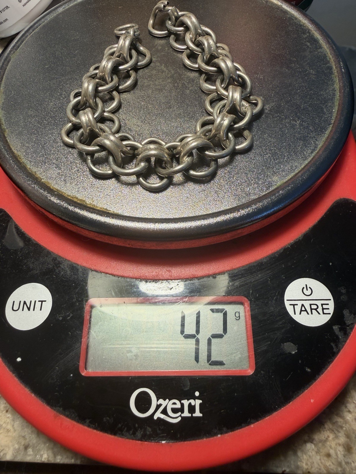 VINTAGE TAXCO MEXICO 925 STERLING SILVER FANCY WOVEN LINK BRACELET