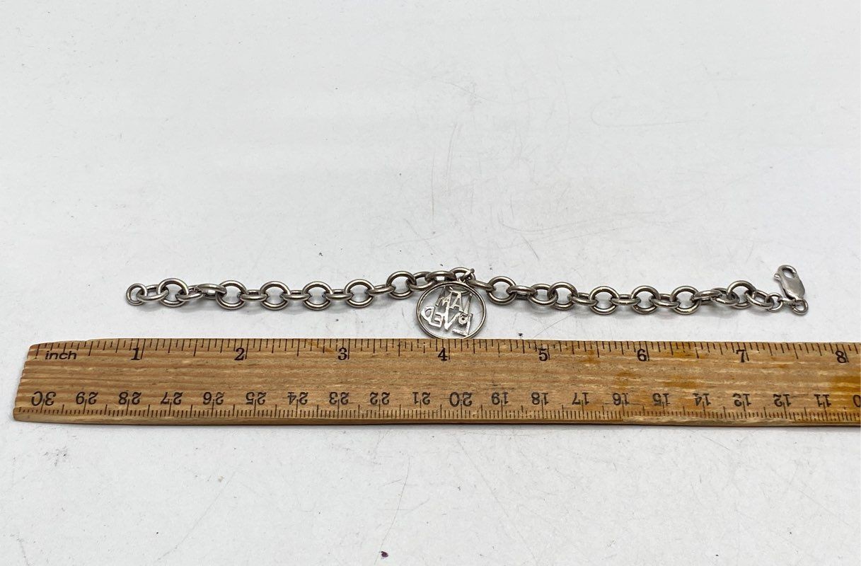 925 Sterling Silver Jewelry Lot Mexican Ring Charm Bracelet Pendant 19.2g