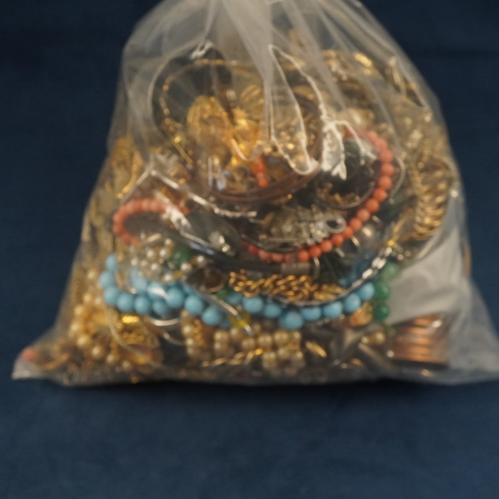 10lb Lot of Assorted Costume Jewelry, Modern & Vintage Much Wearable