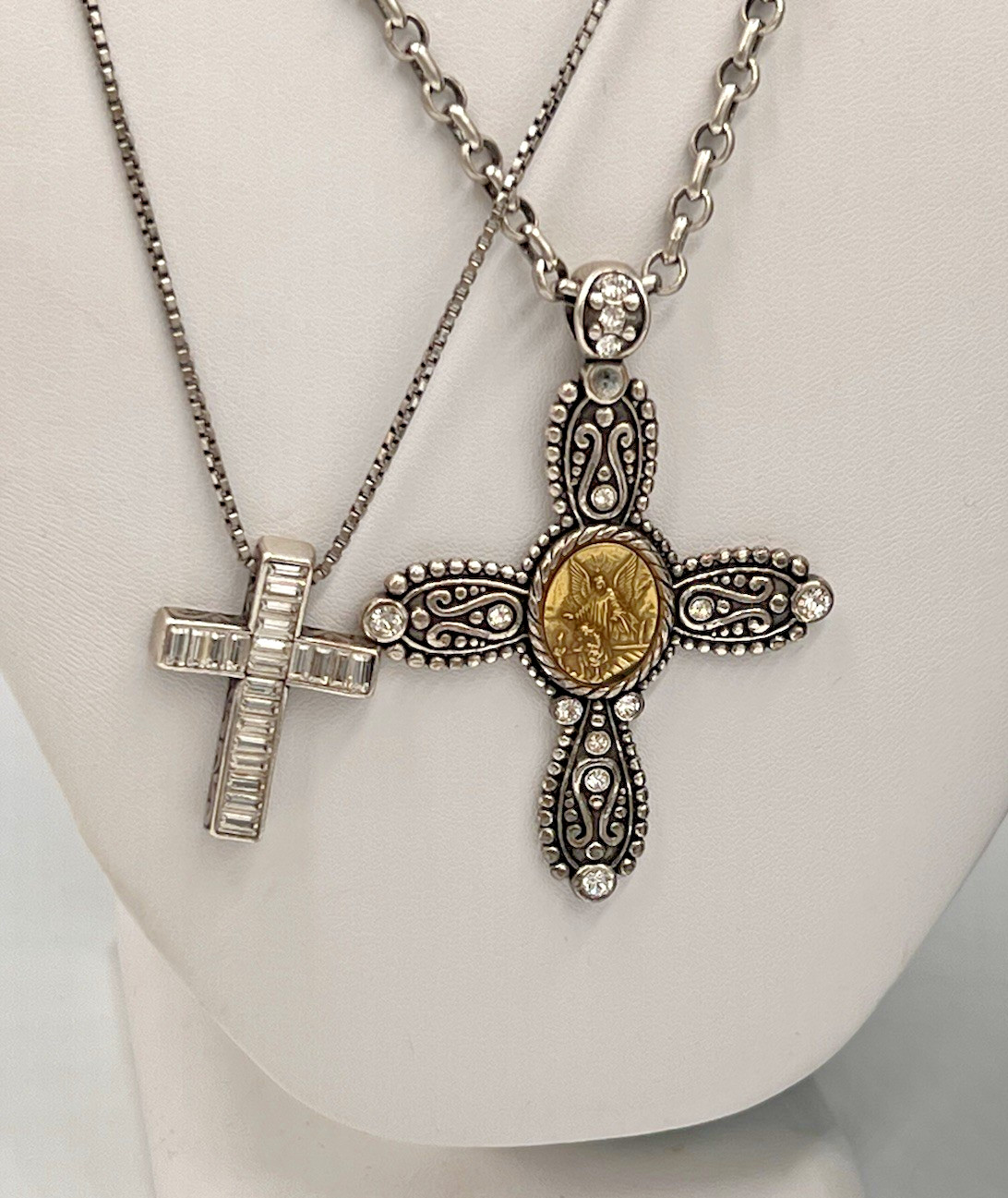 Brighton Necklace Bracelet Lot, 6 pc Devotion Angel La Scala Selene Capella Cher