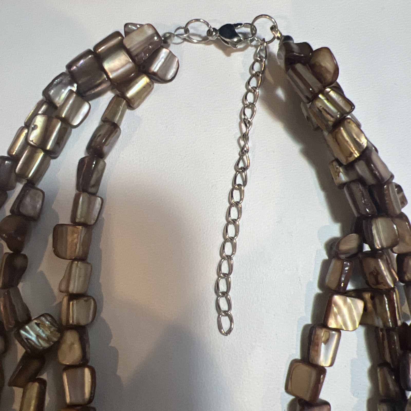 Beautiful Vintage Abalone Necklace & Bracelet Set