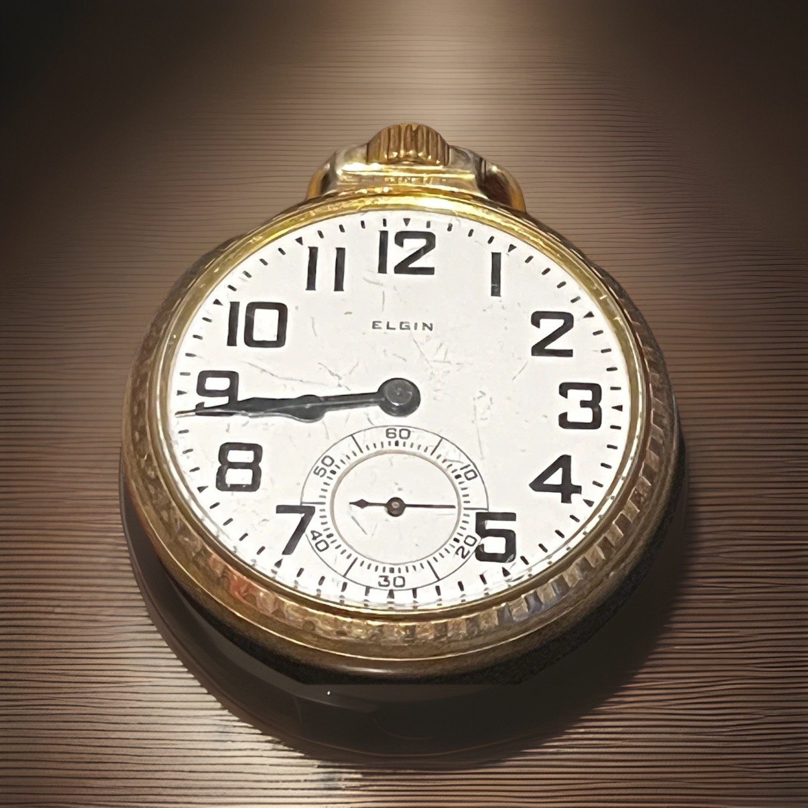 Antique 1925 Elgin B.W. Raymond Railroad Grade 478 Pocket Watch – 21 Jewel 12kt
