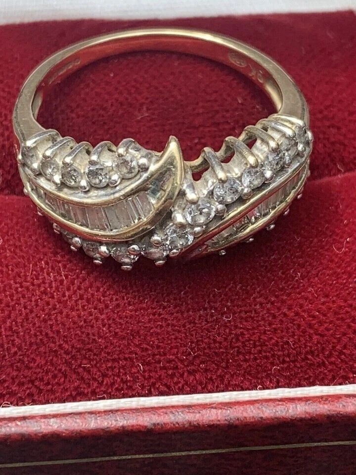 1.85Ct Round Cut Lab-Created Diamond Anniversary Wedding 14K Yellow Gold FN Ring