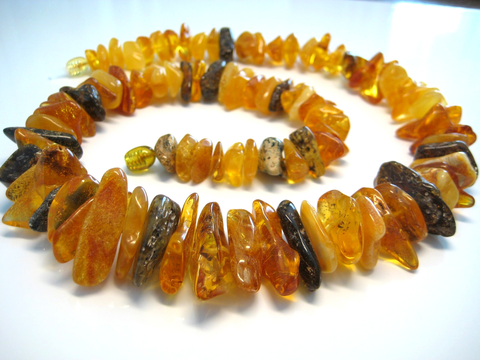Genuine Massive Amber Beautiful Baltic Amber Necklace 60 grams 21 inches !!!