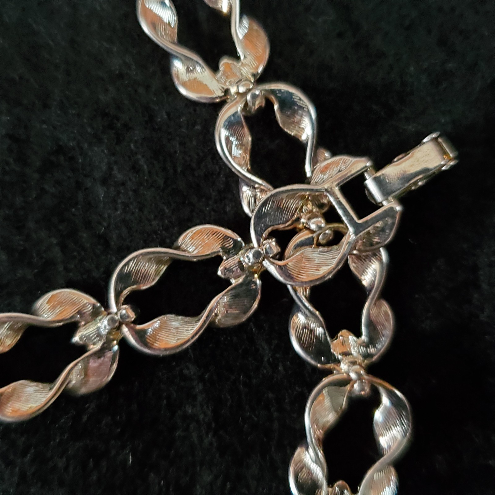 Vintage Link Necklace Bracelet Set Silver Tone 19.5″ 7″