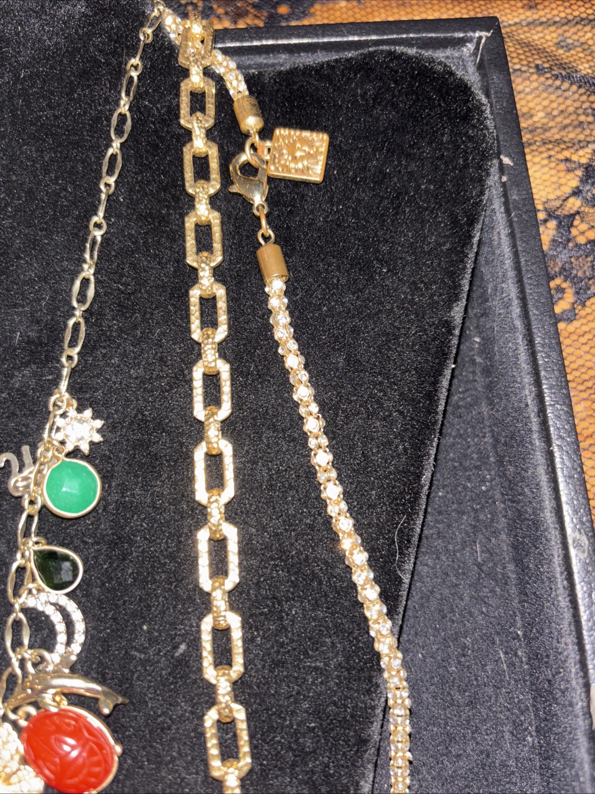 Vintage Chain Necklace & Charm Lot