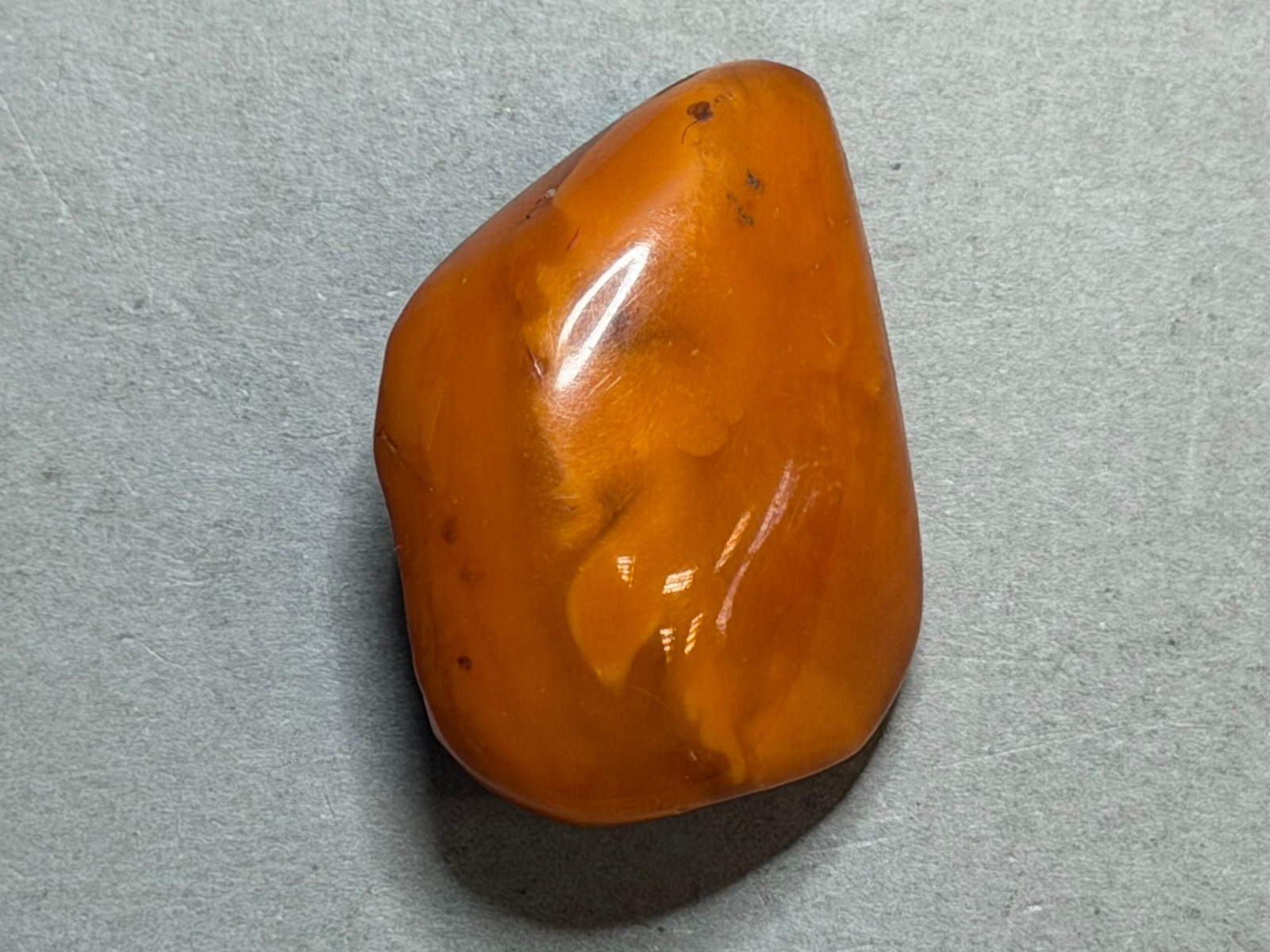 NATURAL OLD ANTIQUE YELLOW BUTTERSCOTCH BALTIC AMBER BROOCH 11,4 gr