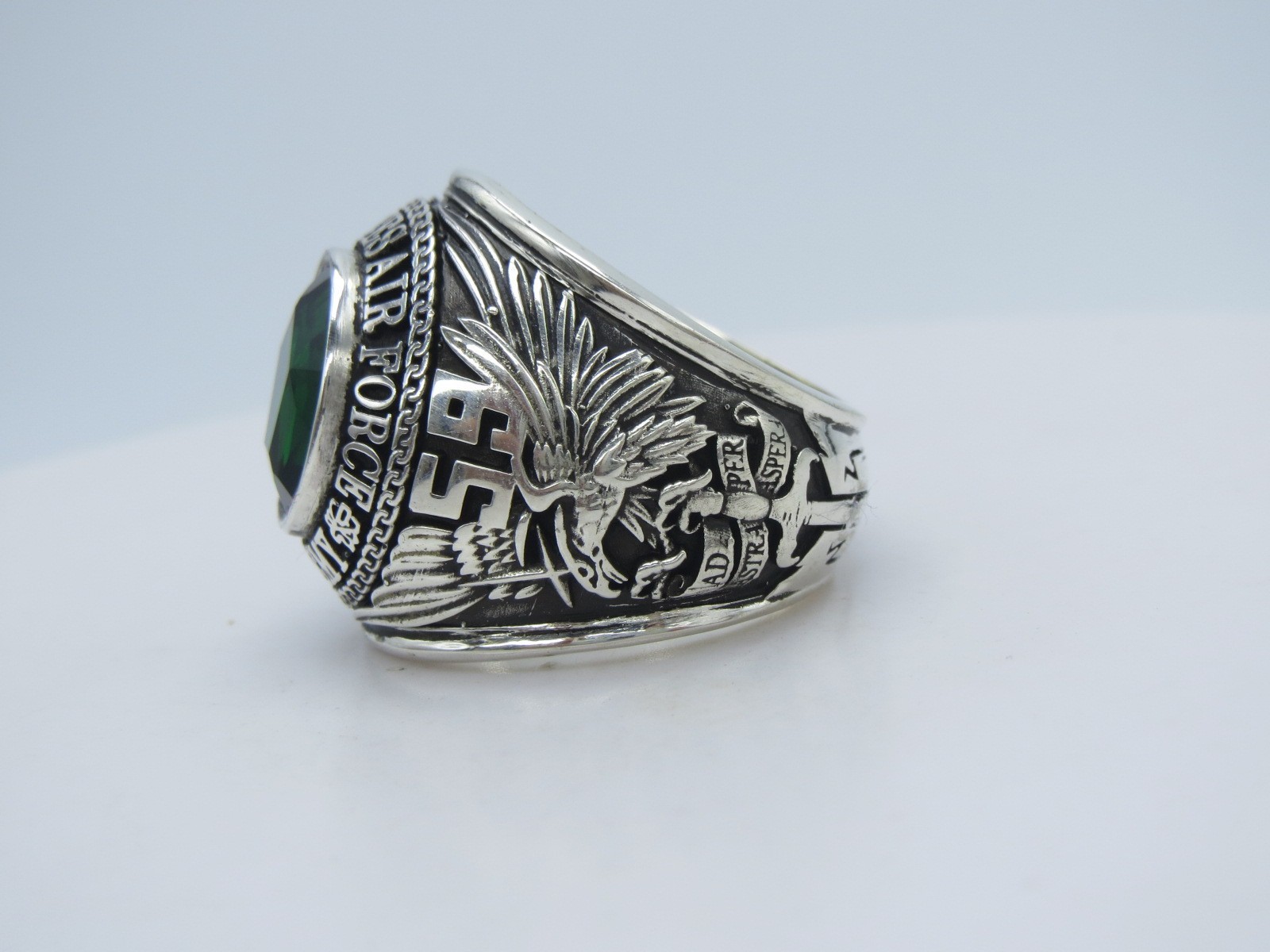 SILVER 925 , RING , 1959 , USAF RING , US Air Force RING , US size 12.5