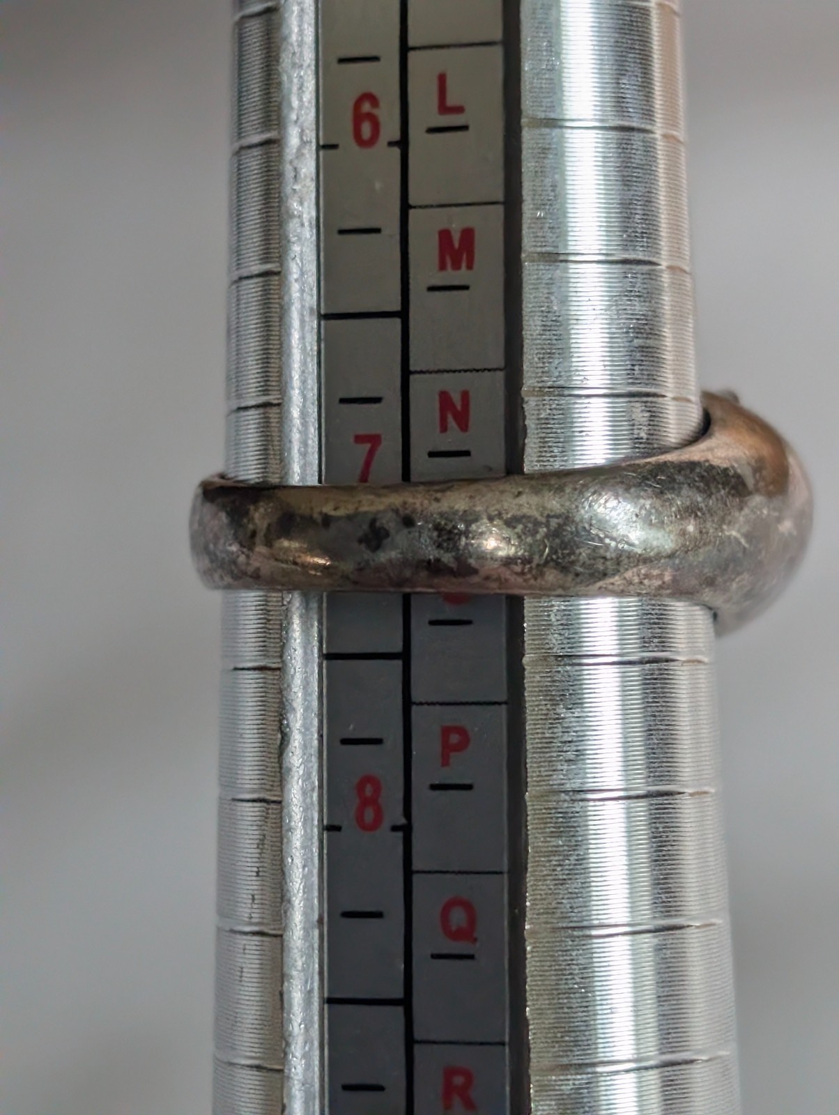 Vintage Sterling Silver Dome Bubble Ring Size 7