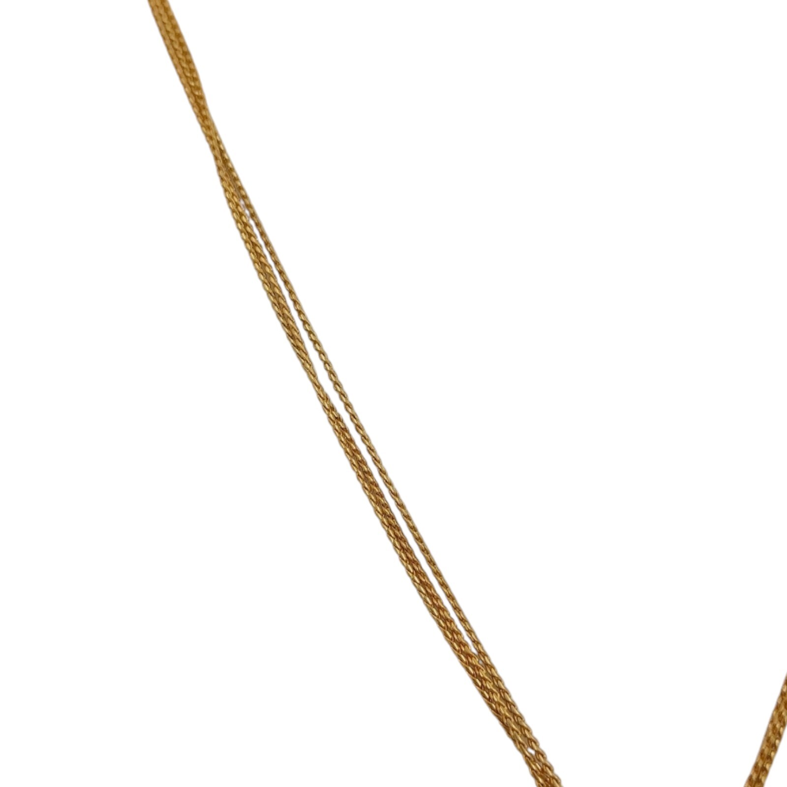 Brilliant Cut Zircon Pendant Necklace Multistrand Chain Glamour Jewelry Women’s
