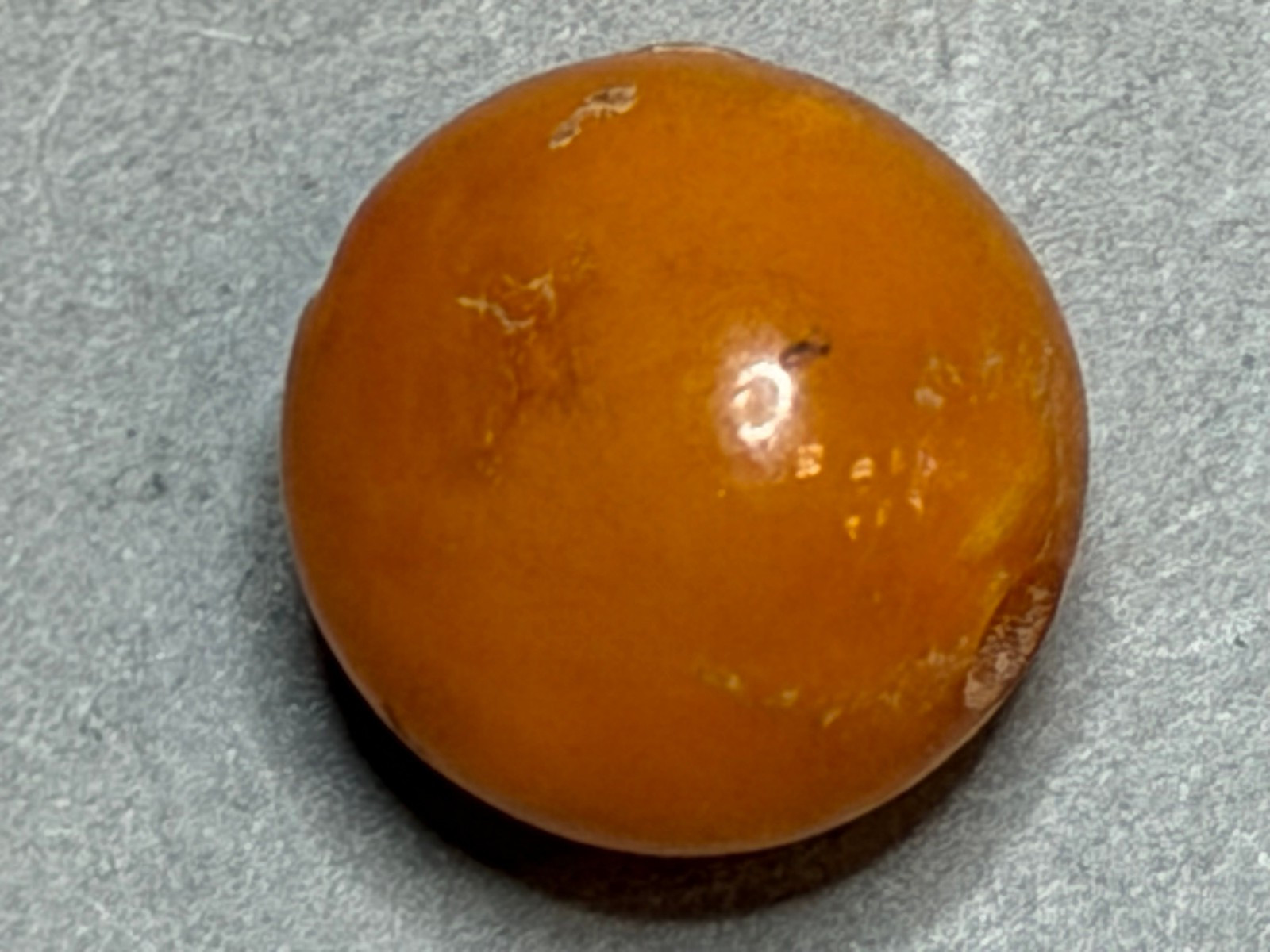 NATURAL OLD ANTIQUE YELLOW BUTTERSCOTCH BALTIC AMBER BEAD HONEY
