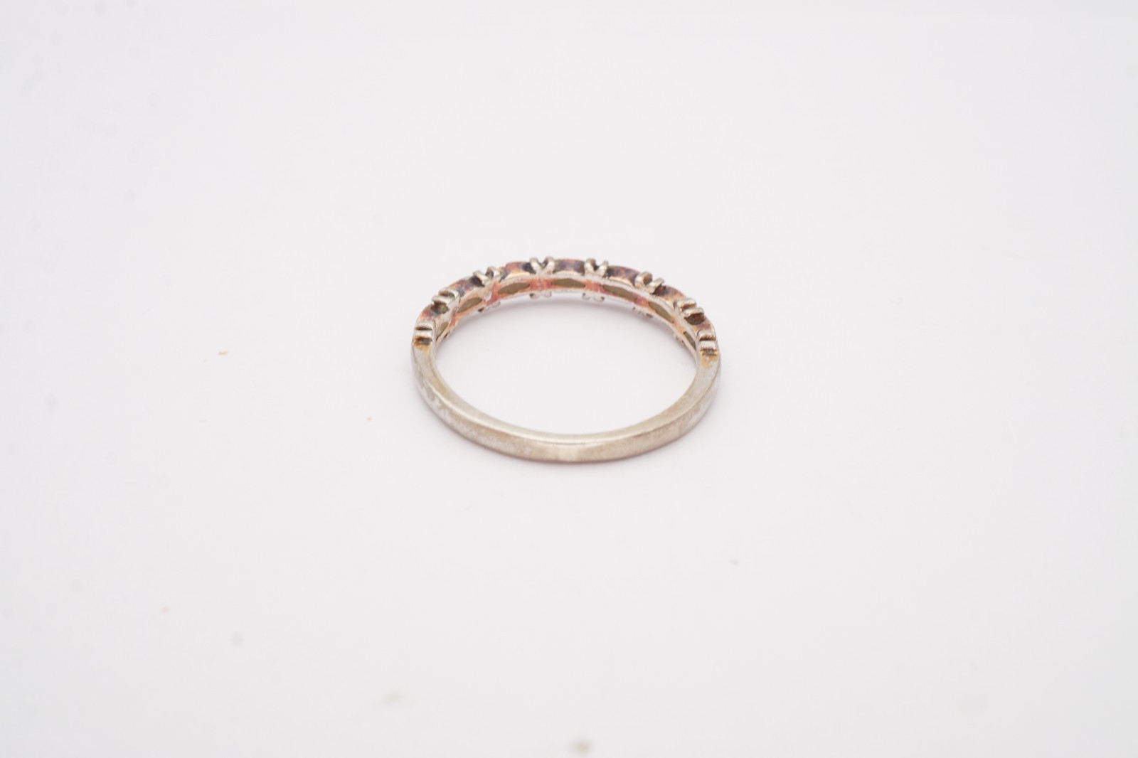 Vintage Sterling Silver 925 Sapphire Ring Size 6.75