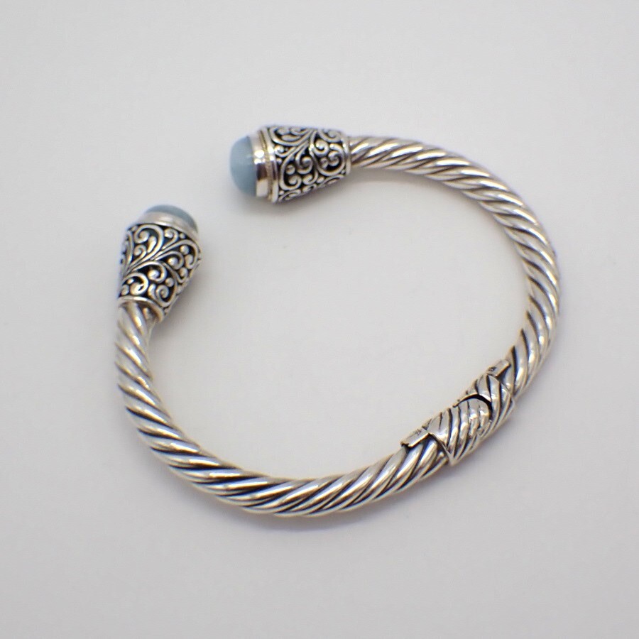 Robert Manse Romance Cuff Bracelet Sterling Silver 18K Gold