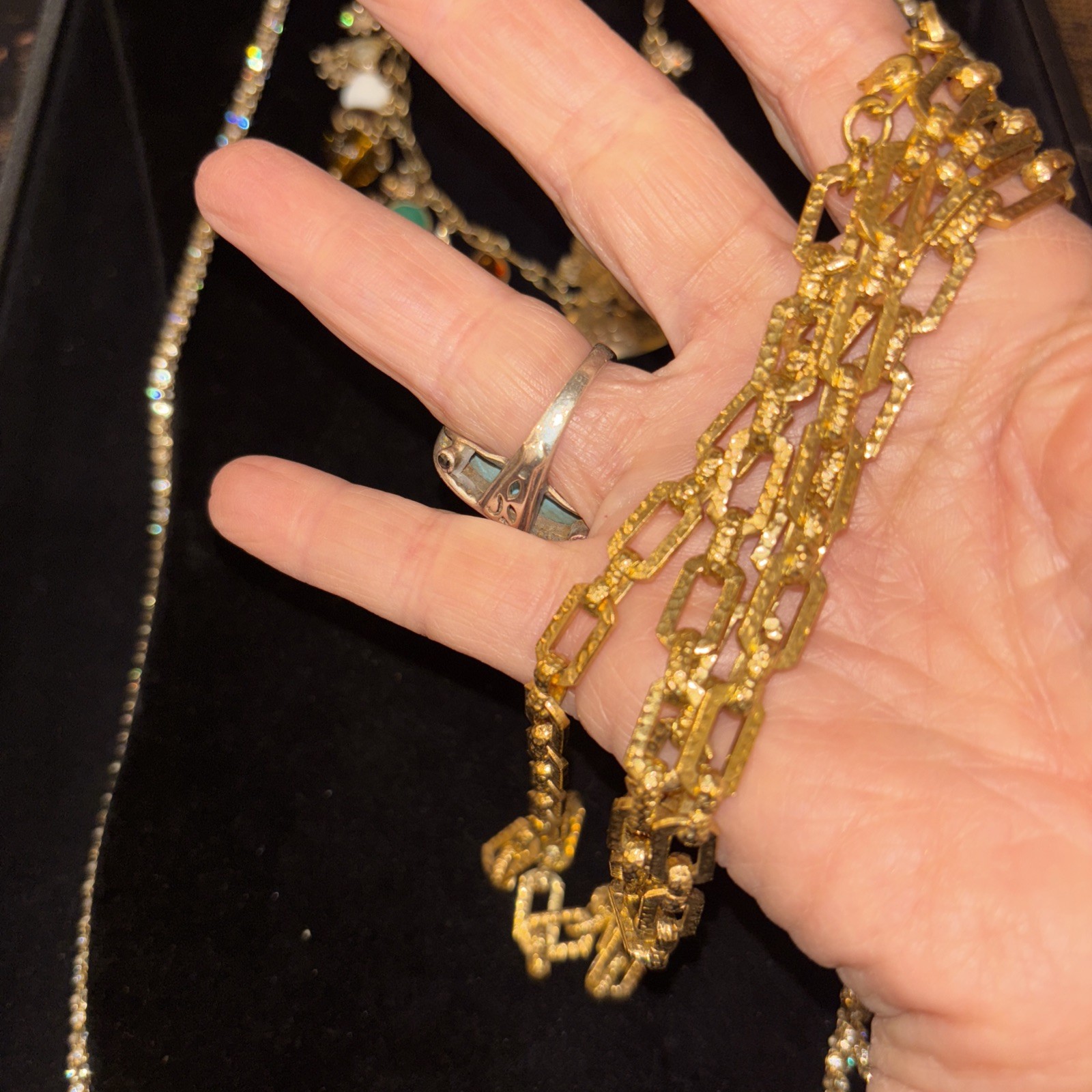 Vintage Chain Necklace & Charm Lot