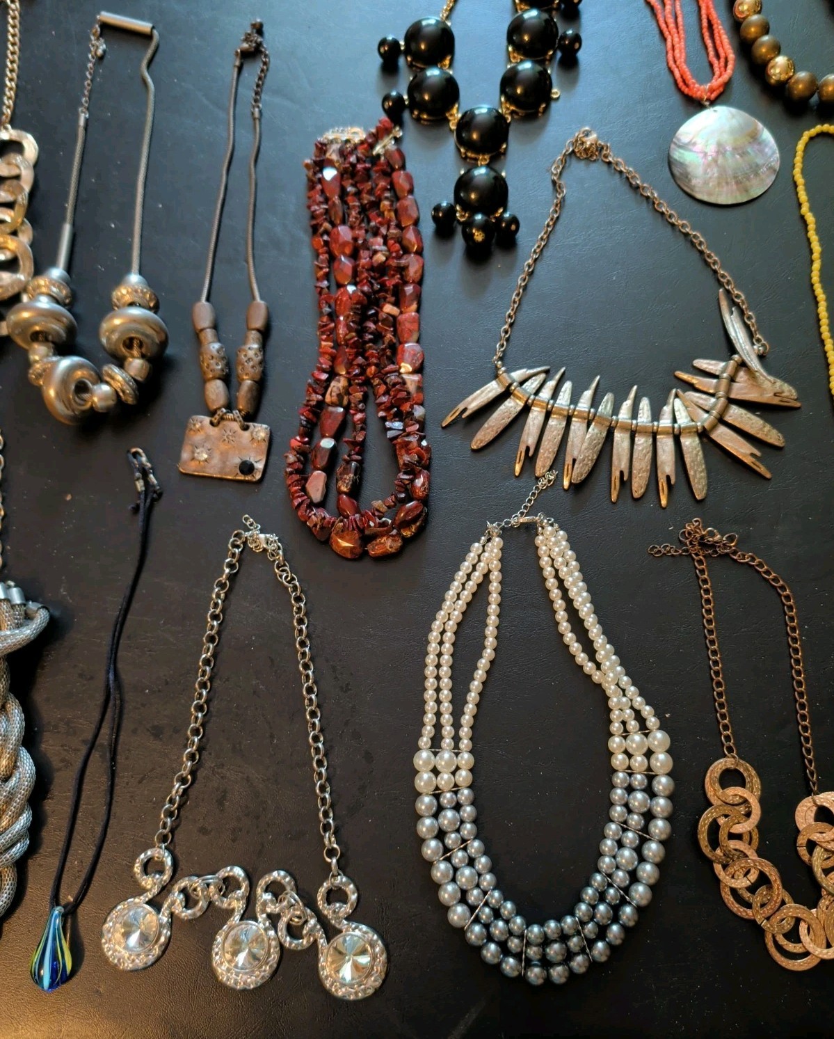 Jewelry Lot –Large mixed lot of Necklaces