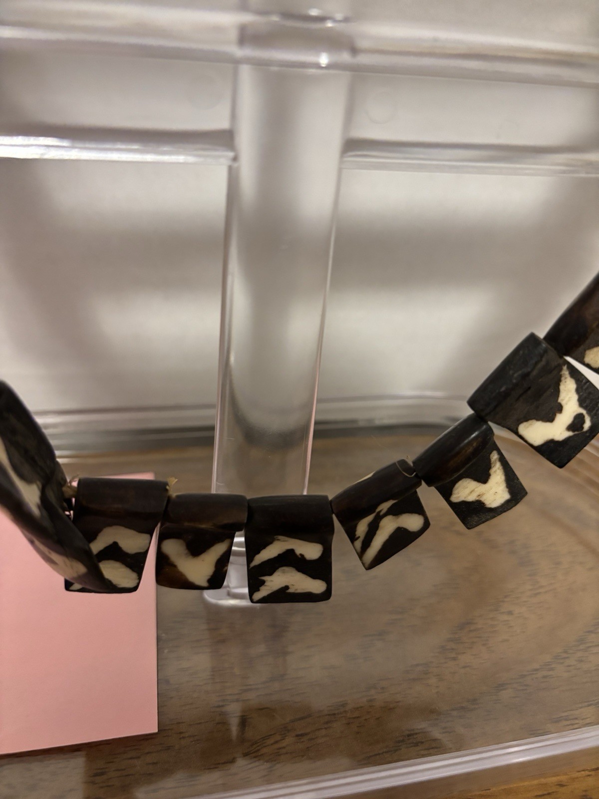 1990s Vintage African Ceramic Necklace