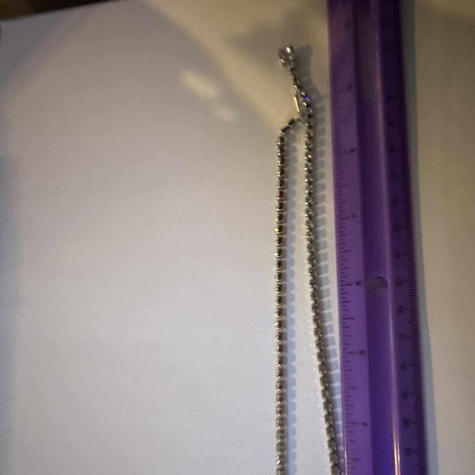 Vintage Mystic Crystal Large Oval Statement Pendant Necklace Missing Clasp