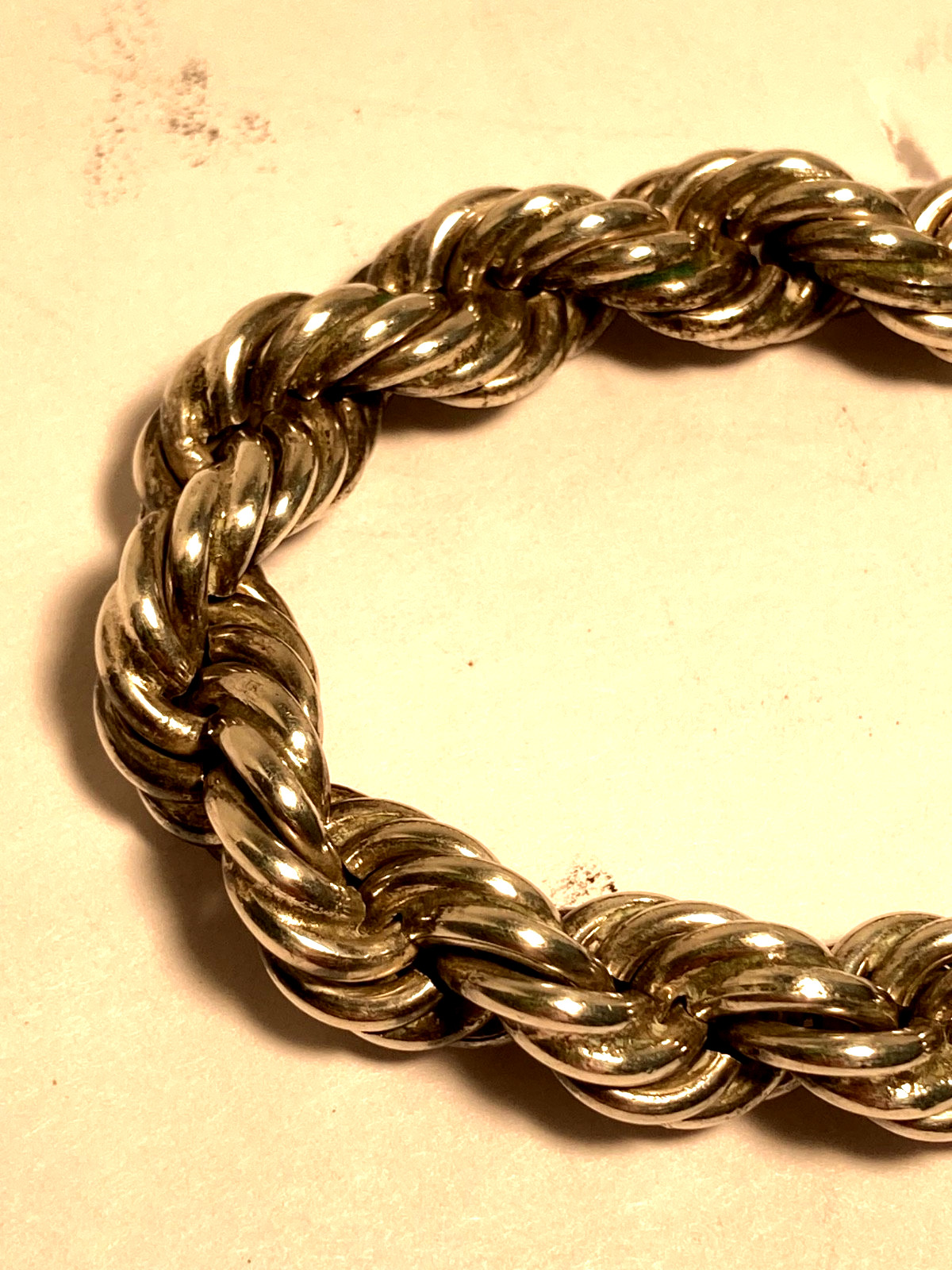 Vintage Solid Sterling Silver Bracelet made in Mexico in Excellent Condition