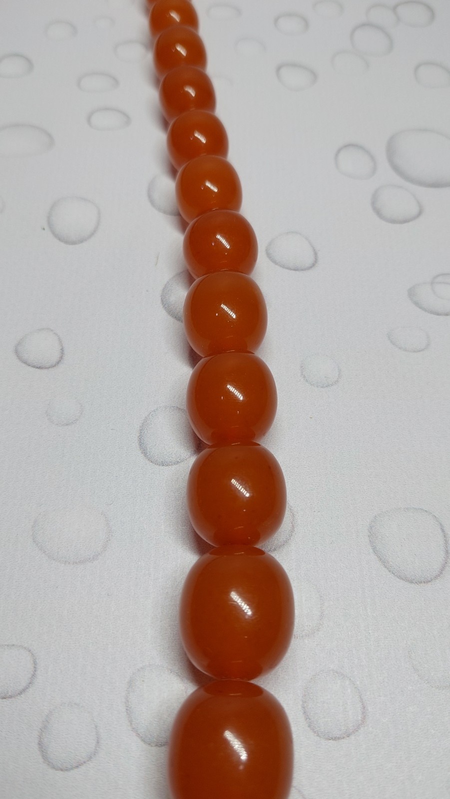 Vintage original Baltic amber beads, made in the USSR, honey color, 127 g