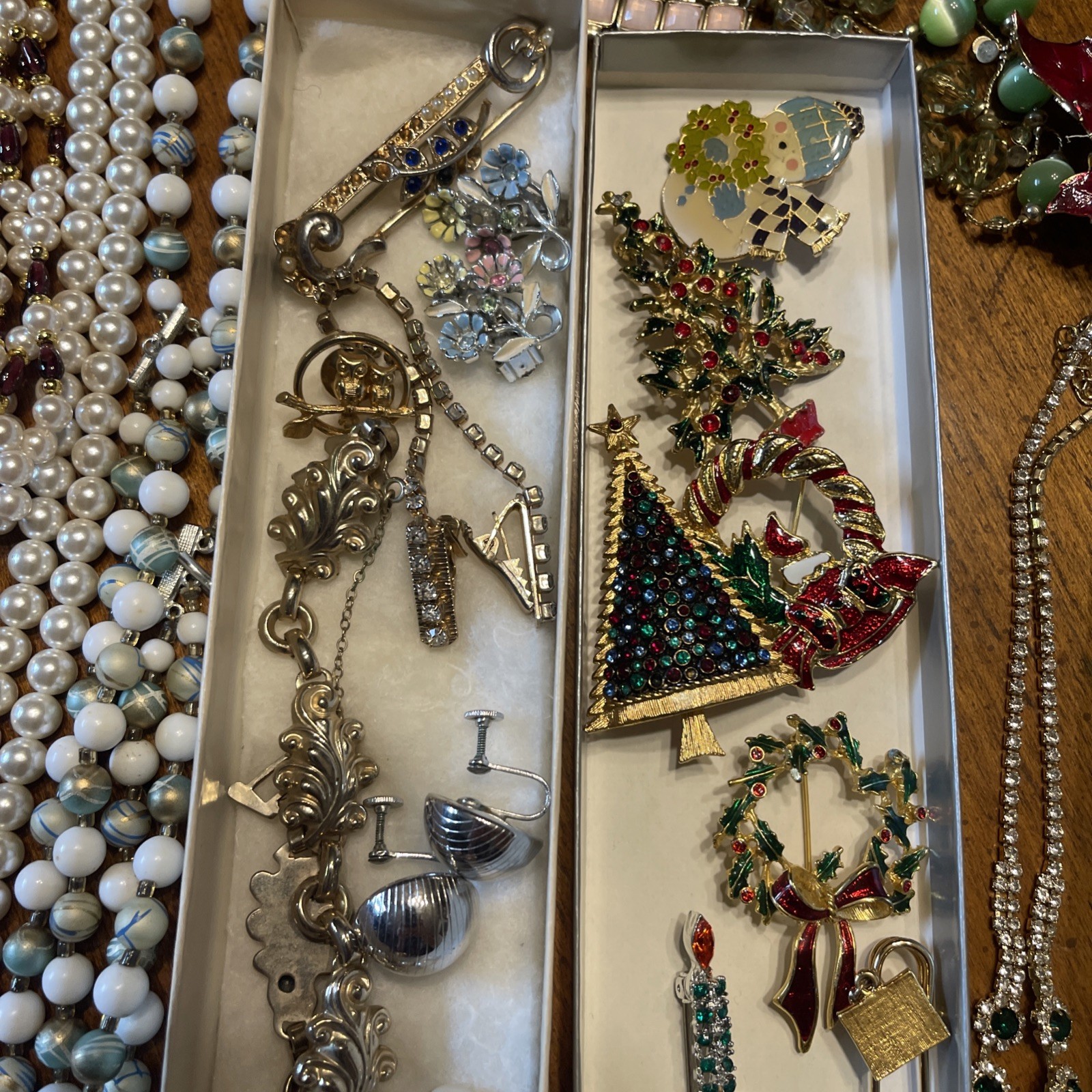 Huge Estate Vintage to Modern Jewelry Signed/unsigned Costume Mixed Lot